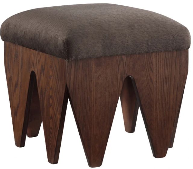 Meridian Furniture Altair Brown/Walnut Upholstered Bench-0