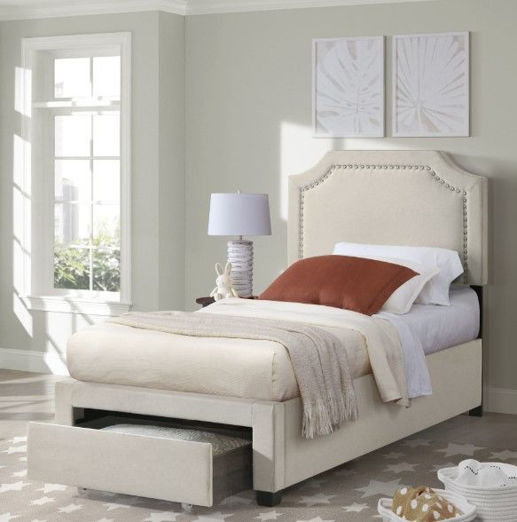 Intercon Tropic Beige Youth Twin Storage Panel Bed-1