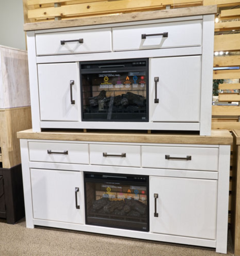 Signature Design by Ashley® Savonport Brown/White LG TV Stand with