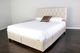 Bernards Skyla Beige King Upholstered Panel Storage Bed-1