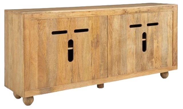 Signature Design by Ashley® Niam Light Antique Beige Accent Cabinet-3