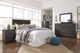 Signature Design by Ashley® Brinxton 4-Piece Charcoal Queen/Full Panel Headboard Bedroom Set-5