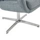 Olliix by INK+IVY Daisy Blue Multi Swivel Chair-2