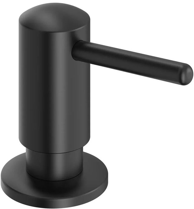 American Standard Universal Matte Black Transitional Soap Dispenser-0