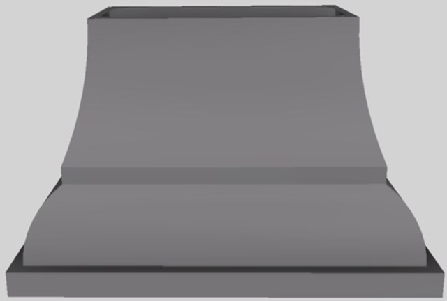 Vent-A-Hood® Designer Series 48" Gunsmoke Island Range Hood-0