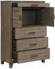 New Classic® Home Furnishings Harrisburg Walnut Chest-3