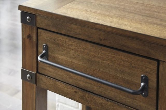 Signature Design by Ashley® Roybeck Light Brown/Bronze Accent Cabinet-2