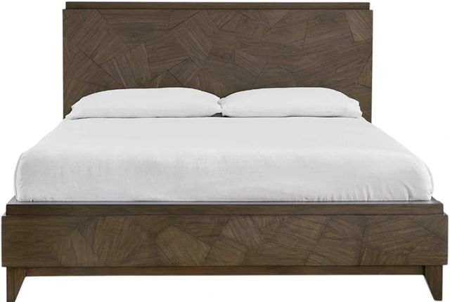 Modus Furniture Broderick Wild Oats Brown Full Panel Bed-2