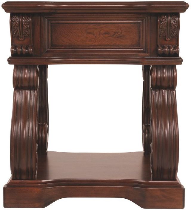 Signature Design by Ashley® Alymere Rustic Brown End Table-2