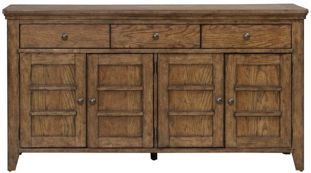 Liberty Furniture Carolina Park Amber Brown Server-2