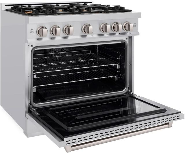ZLINE Classic 36" Stainless Steel Pro Style Dual Fuel Range-3