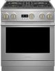 Monogram® Statement Collection 30" Stainless Steel Pro Style Dual Fuel Range-0