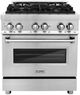 ZLINE Legacy 30" Stainless Steel Pro Style Dual Fuel Range-0