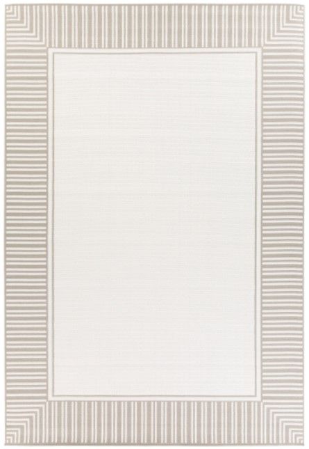Surya Alfresco Taupe/White 5'x8' Area Rug-1