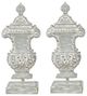 Crestview Collection Cassidy 2-Piece Gray Finials Set-0