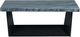 Elements International Beckley Dark Espresso Coffee Table with Dark Marble Top-1