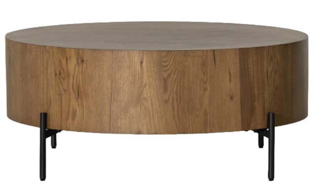 Four Hands Eaton Drum Coffee Table | Karvonen’s