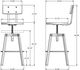 Amisco Customizable Architect Adjustable Screw Stool-2