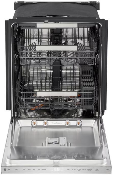 LG 24'' Printproof™ Stainless Steel FlushFit™ Top Contol Built-In Dishwasher with QuadWash Pro™-1