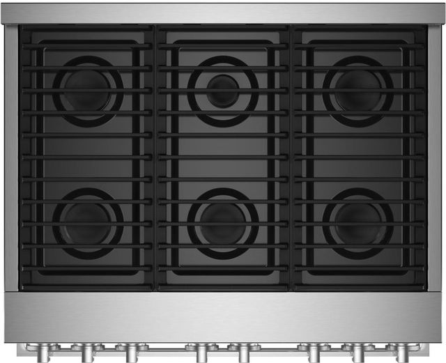 JennAir® NOIR™ 36" Stainless Steel Pro Style Natural Gas Range-3