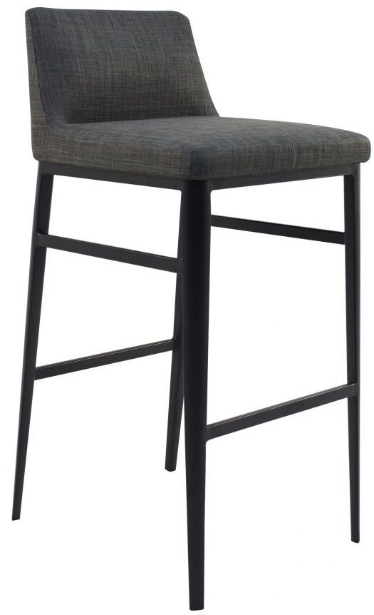Moe's Home Collection Baron Charcoal Grey Barstool-3