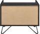ACME Furniture Melkree Oak Accent Side Table with Black Base-2