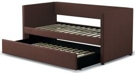 Mazin Furniture Therese Chocolate Daybed With Trundle-3