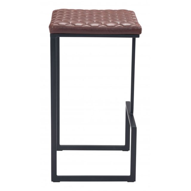 Zuo® Modern Element Brown Bar Stool-1