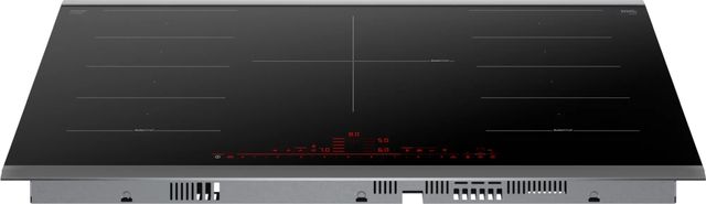 Bosch Benchmark® 36" Black/Stainless Steel Induction Cooktop-1