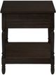 Monarch Specialties Inc. Walnut Veneer 2-Tier Square Side Table-2
