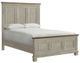 Elements International Farmington 3-Piece Medium Brown/Washed Stone Queen Panel Bedroom Set-1