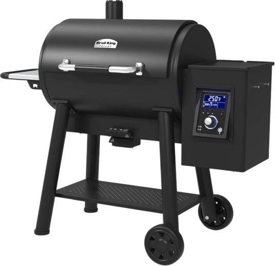 Broil King® Smoke™ Pellet XL Pro 32" Black Freestanding Wood Pellet Grill-4