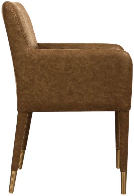 Uttermost® Conifer Camel Dining Armchair-4
