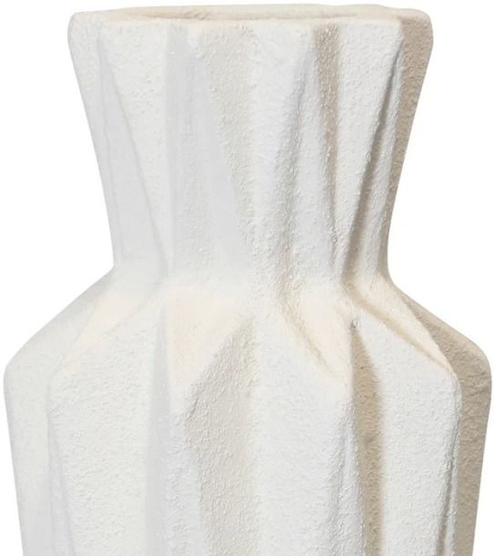 Harp & Finial® Acosta Matte Cream Medium Vase-1