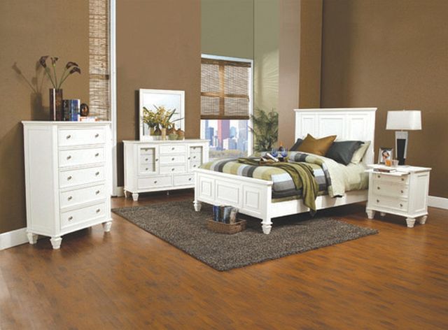 Coaster® Sandy Beach White Dresser Mirror-4