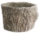 A & B Home Gray Cement Hollow Log Planter-0
