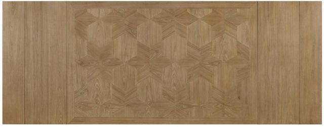 Bernards Tarrington Cashew Trestle Dining Table with Extension Leaf-3