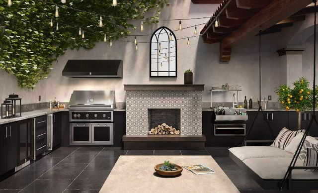 Hestan® GVP Series 48" Stealth Outdoor Pro Canopy Hood-1