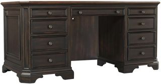 aspenhome® Hampton Black Cherry Credenza Desk