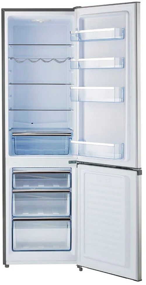 Unique® Appliances Prestige 22" 8.7 Cu. Ft. Stainless Steel Counter Depth Bottom Freezer Compact Refrigerator-1