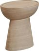 TOV Furniture Eclipse Travertine Indoor/Outdoor Side Table-0