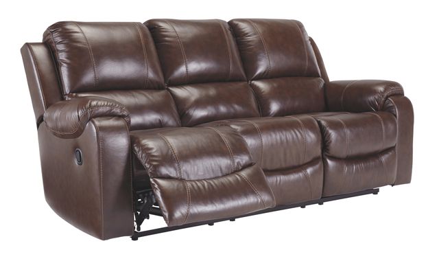 Signature Design by Ashley® Rackingburg 2-Piece Mahogany Living Room Set-1