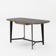 VIG Furniture Modrest Girard Black/Walnut Glass Desk-1