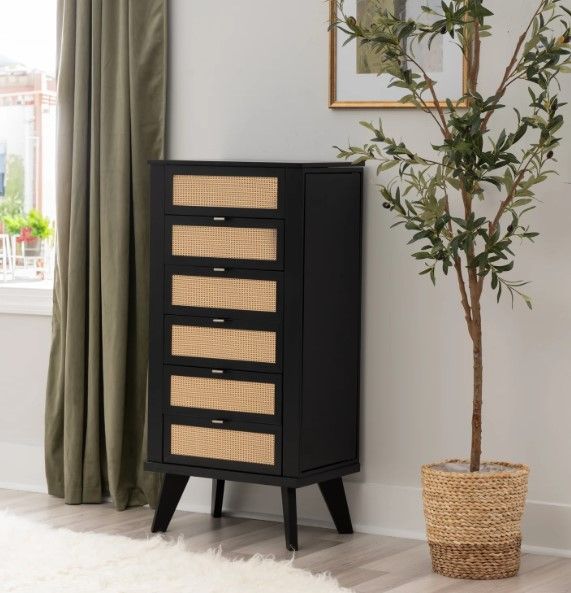 Powell® Claudette Black Jewelry Armoire-2