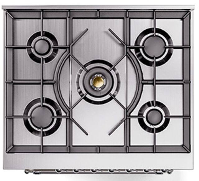 Ilve® Nostalgie II Series 30" Antique White Pro Style Dual Fuel Range-2