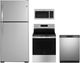 GE® 4 Piece Stainless Steel Electric Kitchen Package-0