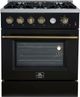 FORNO® Marco 30" Black Pro Style Gas Range-0