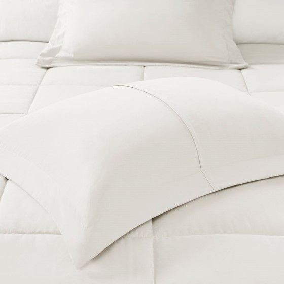 Olliix by Madison Park Sarasota Ivory Full/Queen Microcell Down Alternative Comforter Mini Set-1