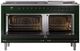 Ilve® Nostalgie II Series 60" Emerald Green Pro Style Dual Fuel Range-1
