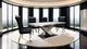 Furniture of America® Palazzo 7-Piece Chrome Dining Table Set with Black Chairs-0